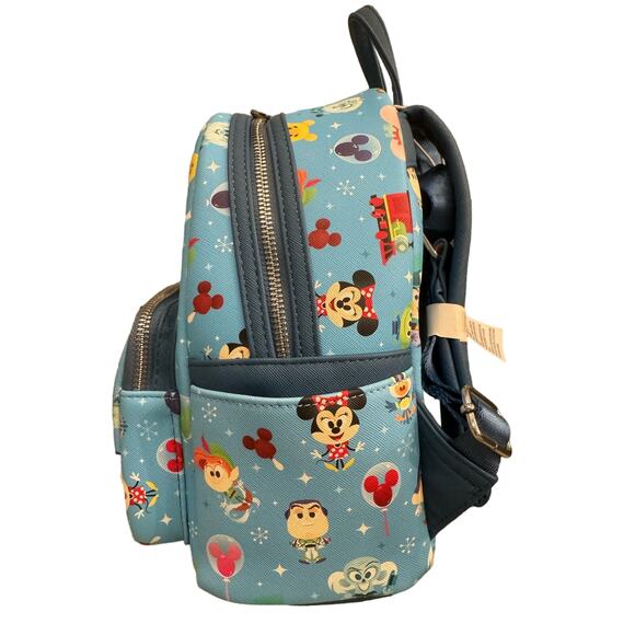 2022 Disney Parks Loungefly Icons Characters Attractions Mini Backpack Chibi main image 6